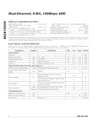 MAX19506ETM+T Datasheet Page 2
