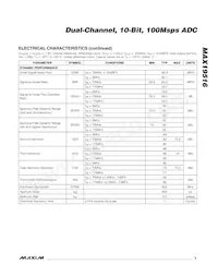 MAX19516ETM+T Datasheet Page 3