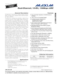 MAX19517ETM+T Datenblatt Cover