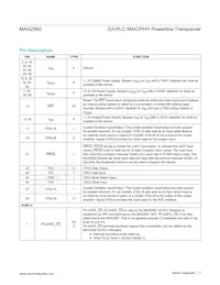 MAX2992ECB+T Datasheet Page 7