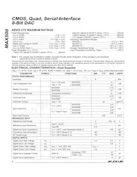 MAX500BC/D Datasheet Pagina 2