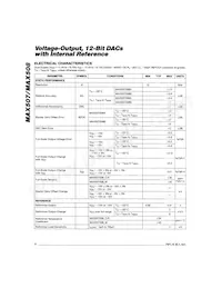 MAX508ACWP+T Datasheet Page 4
