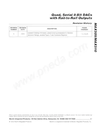 MAX509AEAP+T Datasheet Page 21