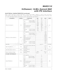 MAX5112GWX+TG074 Datasheet Page 3