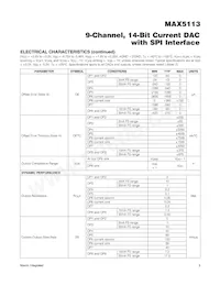 MAX5113GWX+T Datasheet Page 3
