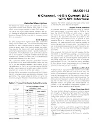 MAX5113GWX+T Datasheet Page 17