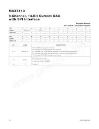 MAX5113GWX+T Datasheet Page 20