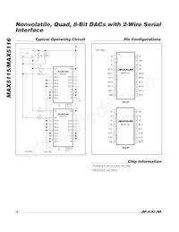 MAX5115EEP+T Datasheet Page 18