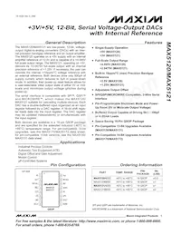 MAX5120AEEE+T Datenblatt Cover