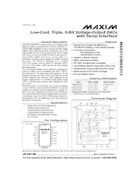 MAX512CSD+G002 Datasheet Cover