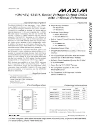 MAX5130BEEE+T Datenblatt Cover
