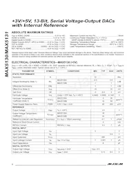 MAX5130BEEE+T Datasheet Page 2