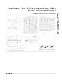 MAX5152AEEE+T Datasheet Page 19