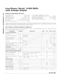MAX5172AEEE+T Datasheet Page 2