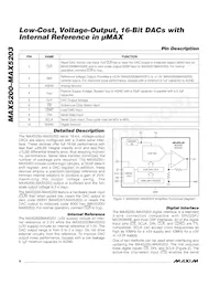 MAX5203AEUB+ Datasheet Pagina 8