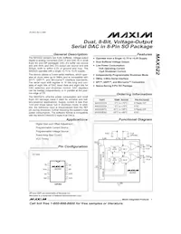 MAX522ESA Datasheet Cover