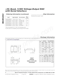 MAX5253AEAP+T Datasheet Page 16