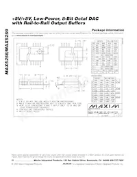 MAX5259EEE Datasheet Page 20