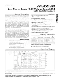 MAX525BC/D Datenblatt Cover