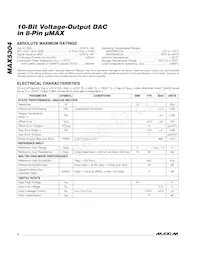 MAX5304EUA+T Datasheet Page 2
