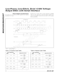 MAX5307EUE+T Datasheet Page 12