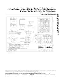 MAX5307EUE+T Datasheet Page 15