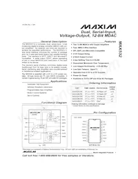 MAX532BCPE+G126 Datenblatt Cover