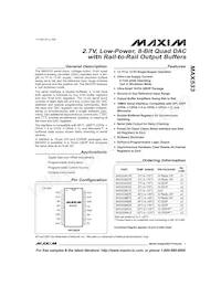 MAX533ACEE-T數據表 封面