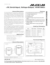 MAX541AESA+T Datenblatt Cover