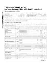 MAX5501BGAP+T數據表 頁面 2
