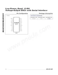 MAX5501BGAP+T Datasheet Page 14