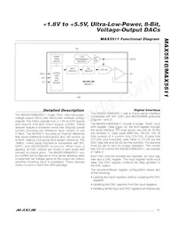 MAX5511ETC+T Datasheet Page 11