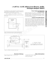 MAX5511ETC+T Datasheet Page 17