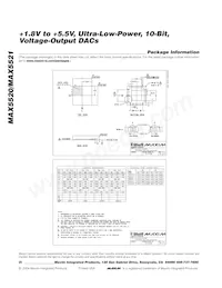 MAX5520ETC+ Datasheet Page 20