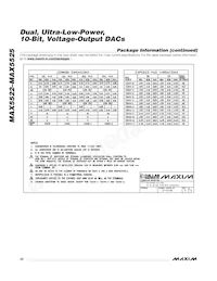 MAX5525ETC+ Datasheet Page 22