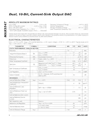 MAX5547ETA+T Datasheet Page 2