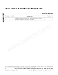 MAX5547ETA+T Datasheet Page 12