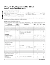 MAX5550ETE+T Datasheet Page 2
