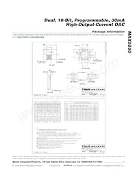 MAX5550ETE+T Datasheet Page 15