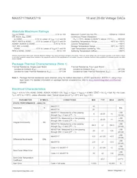 MAX5719GSD+T Datasheet Page 2
