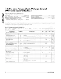 MAX5722EUA+T Datasheet Page 2
