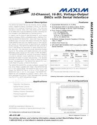 MAX5735BUTN+T Datasheet Cover