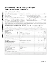 MAX5753UTN+ Datasheet Page 2