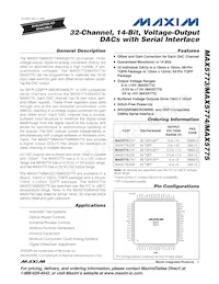MAX5774UCB+D Datenblatt Cover
