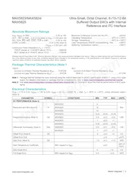 MAX5824AUP+T Datasheet Page 2