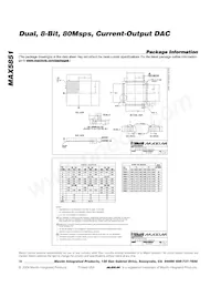 MAX5851ETL+T Datasheet Page 18
