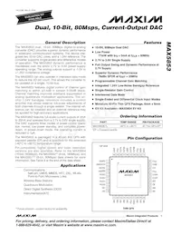MAX5853ETL+T Datenblatt Cover