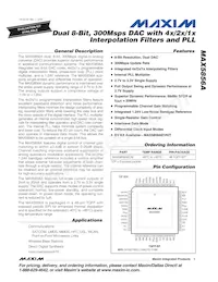 MAX5856AECM+TD Datasheet Cover