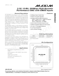 MAX5883EGM+TD Datasheet Cover