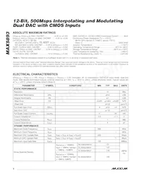 MAX5893EGK+TD Datasheet Pagina 2